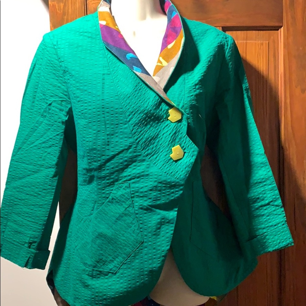 Spring pique jacket - Picture 2 of 5
